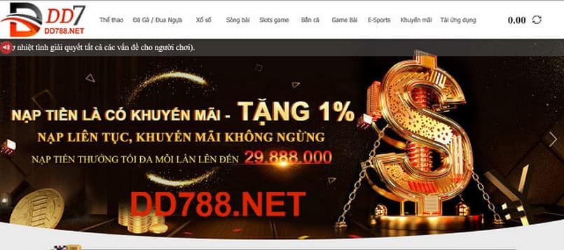 Sòng Casino ngay tại nhà DD7 