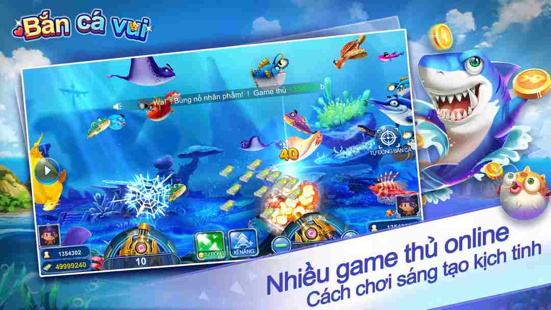 Hiện nay có rất nhiều game bắn cá vui nhộn khác nhau